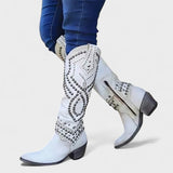 Isilda - Botas Cowboy de Cano Alto