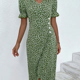 Florbela | Vestido Floral Elegante