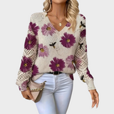 Clara - Blusa de Malha Floral