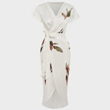 Rita - Vestido Elegante com Decote em V