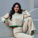 Conjunto de 2 Peças: Sweater em Tricô