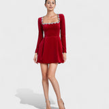 Vera - Mini Vestido de Veludo