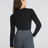 Sweater Polo de Malha Justo