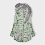 Francisca - Casaco Acolchoado de Inverno com Capuz