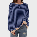 Cláudia - Sweatshirt às Riscas