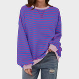 Cláudia - Sweatshirt às Riscas