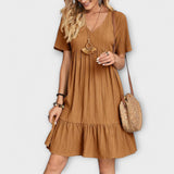 Solana - Vestido Elegante com Camadas Fluidas