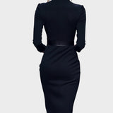 Soraia - Vestido Elegante com Cinto