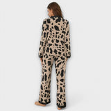 Conjunto de Pijama Elegante para Primavera e Outono