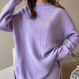 Conjunto de 2 Peças: Sweater Casual Largo e Calças Macias