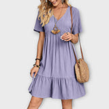 Solana - Vestido Elegante com Camadas Fluidas