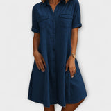 Conceição - Vestido Casual de Ganga
