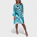 Filipa - Vestido Midi Estampado
