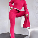 Conjunto de 2 Peças: Sweater em Tricô