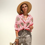 Catarina | Blusa Casual-Chic de Algodão