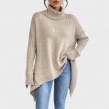 Beatriz - Blusa de Malha com Gola Alta