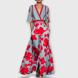 Elise - Vestido Elegante com Estampa Floral