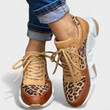 Alice - Ténis Confortáveis com Padrão Leopardo