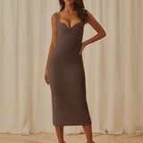 Vestido com Decote em V