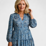 Catarina - Vestido Elegante Floral