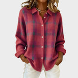 Vera - Casaco de Malha aos Quadrados