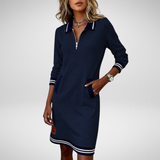 Tânia - Vestido Casual com Fecho