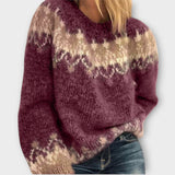 Maya - Sweater de Algodão Aconchegante e de Malha