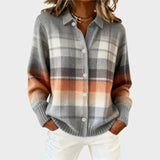 Rosa - Cardigan aos Quadrados