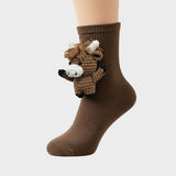 Meias com Peluche - Meias Macias com Animais