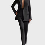 Mariza – Conjunto de Blazer e Calças de Pregas