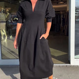 Cátia | Vestido Longo Confortável