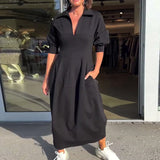 Cátia | Vestido Longo Confortável