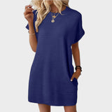 Mia - Vestido de Gola Redonda