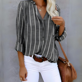 Alicia - Camisa às Riscas