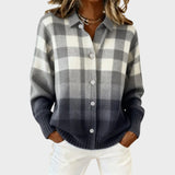 Rita - Cardigan aos Quadrados