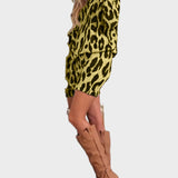 Sandra™ Vestido Leopardo