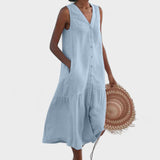 Lidia – Vestido de Verão com Decote em V