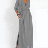 Flávia - Vestido com Decote em V