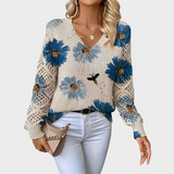 Clara - Blusa de Malha Floral