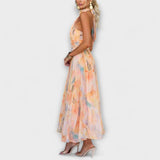 Mara - Vestido Maxi com Decote Halter