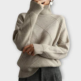 Melanie - Sweater Aconchegante de Gola Alta