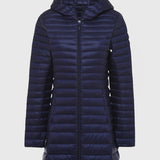 Puffer casaco com enchimento de Penas Leves