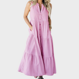 Constança - Vestido às Riscas