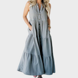 Constança - Vestido às Riscas