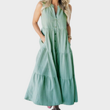 Constança - Vestido às Riscas