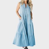 Constança - Vestido às Riscas
