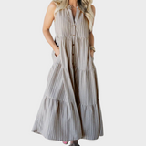 Constança - Vestido às Riscas