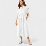 Camila - Vestido Camiseiro com Riscas
