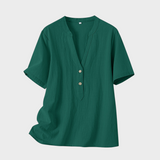 Francisca - Blusa com Decote em V
