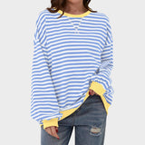 Cláudia - Sweatshirt às Riscas